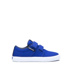 Supra Kids STACKS II V Royal/Navy/white Low Top Shoes | CA-52540